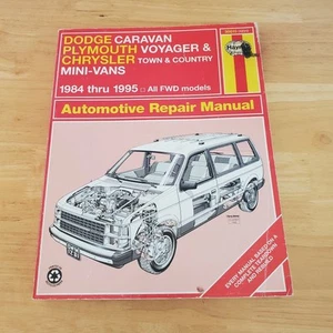 HAYNES 30010 (1231) Dodge Plymouth Chrysler Mini-Vans 1984-1995 Repair Manual - Foto 1 di 9