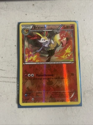 Pokemon BRAIXEN 26/162 - XY BREAKthrough - Rev Holo - - Image 1 of 2