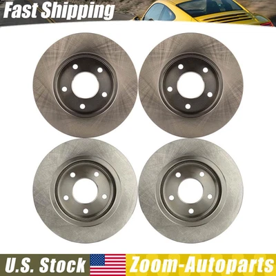 Front + Rear Brake Rotors for 1995 1996 1997 1998 1999 Chevrolet Lumina - Imagem 1 de 4
