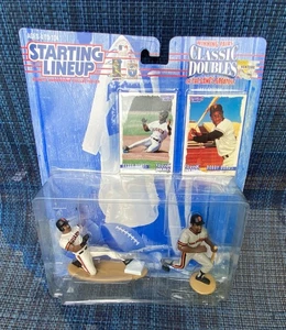 1997 Kenner STARTING LINEUP Classic Doubles Barry Bonds Bobby Bonds SF Giants - Picture 1 of 2