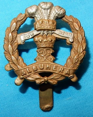 GENUINE THE MIDDLESEX REGIMENT BRITISH MILITARY CAP BADGE SLIDER FIXING B/M - Image 1 of 2