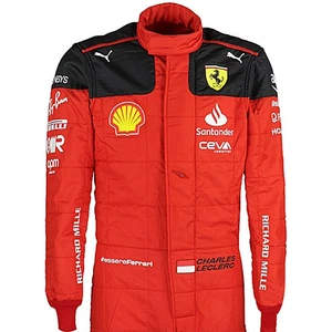 Charles Leclrec 2023 Rennanzug Go Kart Rennanzug Level 2 Approved in allen Größen - Bild 1 von 5