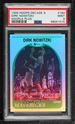 Aros Skybox NBA Década 1999-00 Hoopla Plus Dirk Nowitzki #164 PSA 9 como nuevo HOF Foto 1 de 2