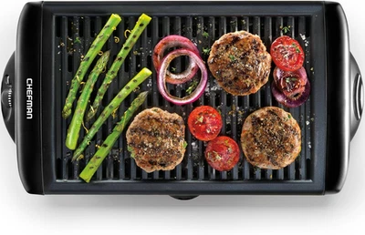 Chefman Electric Smokeless Indoor Grill W/ Non-Stick Cooking Surface & Adjustabl - Image 1 of 4