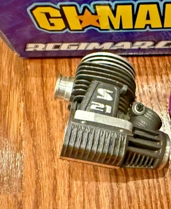 New Novarossi Gimar P5 XLT .21 Crankcase, Ceramic Rear Bearing, Backplate, Screw - Picture 1 of 5
