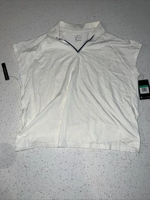 Camisa polo de golf Nike Burnout cuello en V manga corta tenis AV3654-133 talla XL NUEVA CON ETIQUETAS $75 Foto 1 de 4