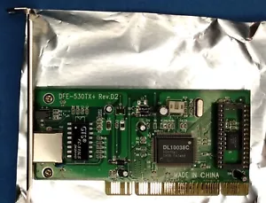 D-Link Single-Port Fast Ethernet PCI Network Adapter DFE-530TX+ Rev. D2 - Picture 1 of 4