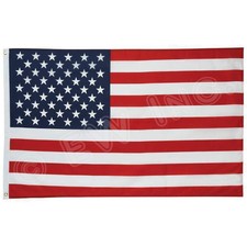 3'x 5' FT American Flag U.S.A U.S. United States Stripes Stars Brass Grommets