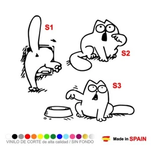Pegatina Vinilo SIMONS CAT Coche Funny Car Sticker Decal Aufkleber Adesivi - Imagen 1 de 8
