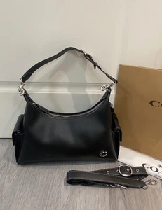 Bolso de Hombro COACH Pocket Juliet 30 Negro CAM20 Outlet NUEVO - Imagen 1 de 8