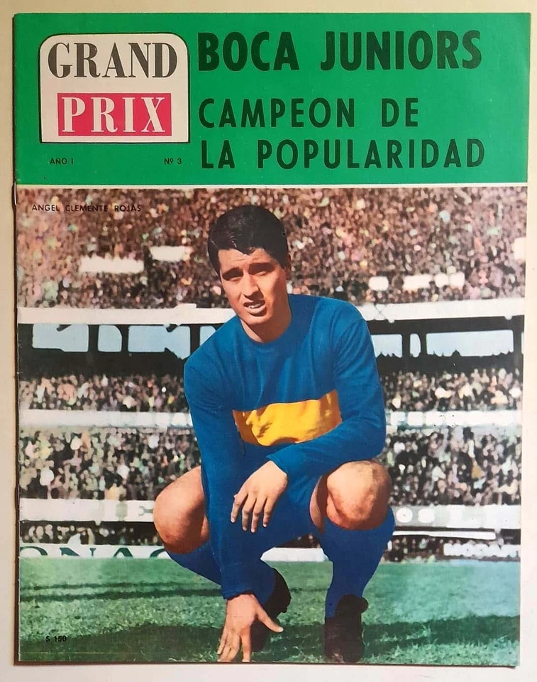 BOCA JUNIORS - 旧大奖赛杂志带团队海报 - 阿根廷 — 第 1/1 张图片