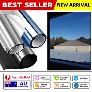 Colorful Decorative Window Film Building Home Glass Sticker Solar Tint UV Proof - Picture 1 of 22