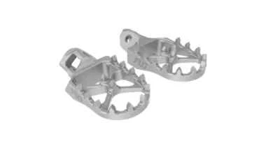 Par de estriberas de acero inoxidable para conductor serie Flo Pro Yamaha YZ250F 2001-2023 Foto 1 de 4
