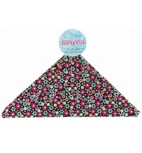 Hippie Chick Peace Owl Pink Brown Retro Kids Birthday Party Favor Gift Bandana - Picture 1 of 3
