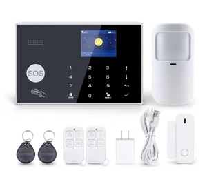 Smart Home Tuya WiFi+GSM 4G Wireless Security Alarm Burglar System+Amazon Alexa - Picture 1 of 17