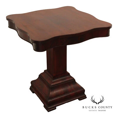 Антикварный американский ампир гостиная или игровой стол из красного дерева - Изображение 1 из 4