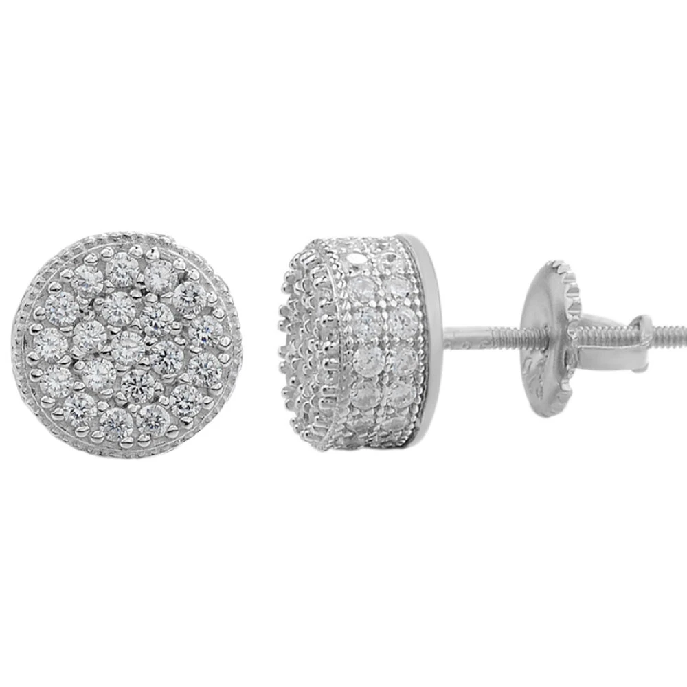 Pendientes De Plata De Ley 925 Con Forma De Corazón, Joyería