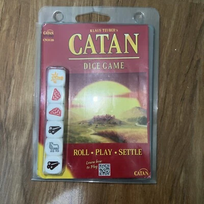 Settlers of Catan Dice Game Klaus Teuber CN3120 Used Ages 7+ 1-4 Players - Image 1 of 3