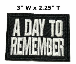 A Day To Remember Patch Embroidered DIY Iron-On Applique Clothing Vest MC Club - Picture 1 of 12