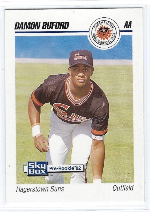 1992 Hagerstown Suns (Double A-Baltimore Orioles) Damon Buford - Image 1 of 1