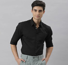 Men's Yathochit Long Sleeve Regular Fit Classic Spread Collar Solid Dress Shirt