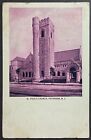 Paterson New Jersey St Paul's Church Vintage Postcard Posted 1904
