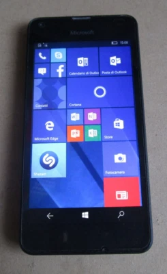 Smartphone Microsoft Lumia 550, modello RM-1127, nero, 8GB esp., 1GB RAM - Immagine 1 di 4