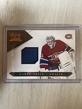 2010-11 Panini Luxury Suite Jersey 9/599 Carey Price 37 Canadiens