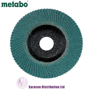 METABO NOVOFLEX 125mm INOX FLAP DISCS, ZIRCONIA ALUMINIUM - 40 60 & 80 GRIT   - Picture 1 of 1