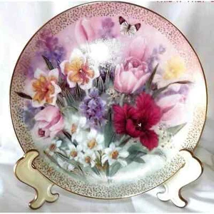 Vintage 1991 LENA LUI Symphony of Shimmering Beauty Series Plate #5972 E - Bild 1 von 4