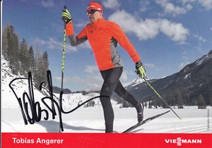 Tobias ANGERER, Deutschland, Silber Olympia 2006 Skilanglauf, Original-Autogramm - Picture 1 of 1