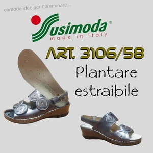 SUSIMODA Walksan Sandalia Mujer Plantar Extraíble Piel Doble Rasgar ART.3106 - Imagen 1 de 11
