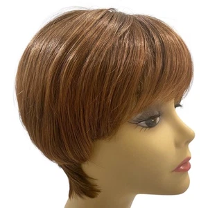 That 60's Look Auburn Red Pixie Wig with Bangs - New in Package - A1048W - Picture 1 of 10