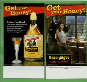 Nuevo de Lote Antiguo Barenjager por Jagermeister Tarjeta de Receta Mesa Tienda Mantequilla Be Good - Imagen 1 de 1