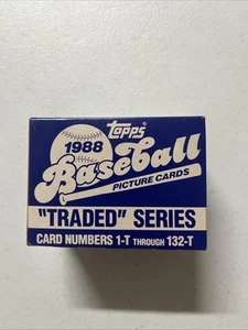 Juego completo de 132 tarjetas de béisbol Topps 1988 intercambiadas tarjetas de fábrica - Imagen 1 de 3