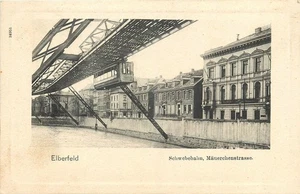 c1905 Elderfeld Germany Wuppertal elevated railway undivided Postcard 25-6304 - Picture 1 of 2