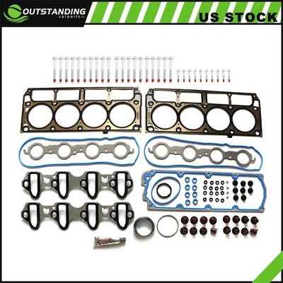 Juego de juntas de culata kit de pernos de culata apto para Chevrolet Tahoe 2009 4,8 L ES72220 Foto 1 de 4