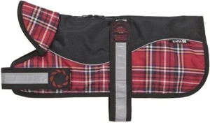 Geschirr Hundemantel - rot und schwarz. Tartan - 30 cm (12"). - Bild 1 von 2