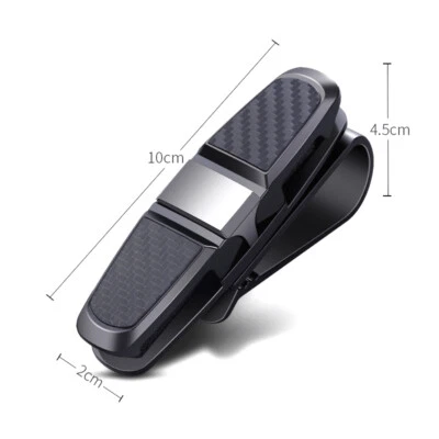 1 PIEZA Soportes para gafas de sol para automóvil Gafas de sol Clip de montaje Negro Foto 1 de 4