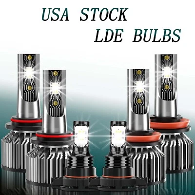 Bombilla de faro LED alta luz antiniebla baja para Chevrolet Silverado 2500 HD 2007-2020 Foto 1 de 4