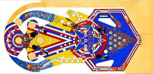 Bally Harlem Globetrotters Pinball Machine Playfield Overlay - Picture 1 of 1
