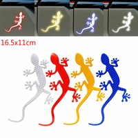 Car Reflective Sticker Safety Warning Mark Auto Gecko Light Reflector Tape Strip