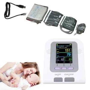 Digital Blood Pressure Monitor upper Arm NIBP Machine Adult/ Pediatric cuffs FDA - Picture 1 of 21
