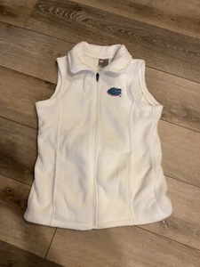 Florida Gators Women’s Fleece Vest Size S 4-6 White Knights Apparel - Picture 1 of 8