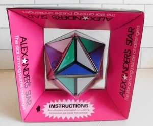 Ideal Alexander's Star Skill Puzzle 1982 Gioco di Rubik mai usato in scatola originale - Foto 1 di 3