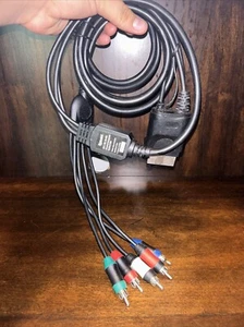 3 in 1 Multi Console Component AV cable for PS2/PS3 Wii Xbox 360 Black - Picture 1 of 4