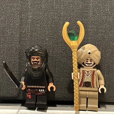 LEGO 7570 - Prince of Persia - Sheik Amar - MINIFIGURA Accesorios MOC Juego de 2 Foto 1 de 4
