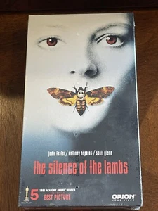 The Silence Of The Lambs VHS Tape Movie 1991 Orion w Watermark ~ Factory Sealed~ - Imagen 1 de 5