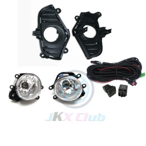 Bumper Bezels Fog Lamps Lights Switch Wring p Kit For Toyota RAV4 2019-2025 - Picture 1 of 12