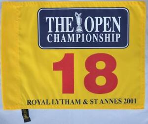 2001 Official (Royal Lytham & St. Annes)  BRITISH OPEN Golf FLAG